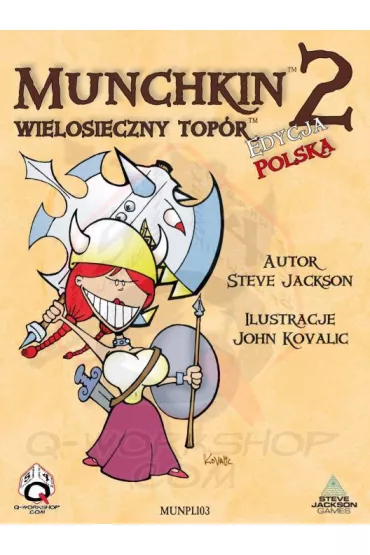 Munchkin 2. Wielosieczny top�r Black Monk - Steve Jackson, John Kovalic