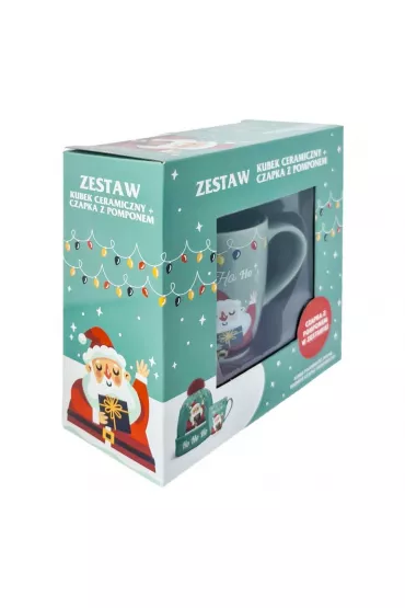 Kubek z czapk Ho, ho, ho ziele