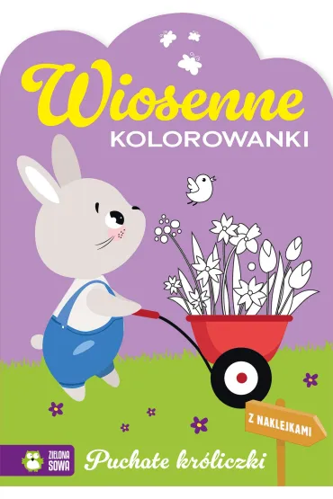 Wiosenne kolorowanki. Puchate kr�liczki