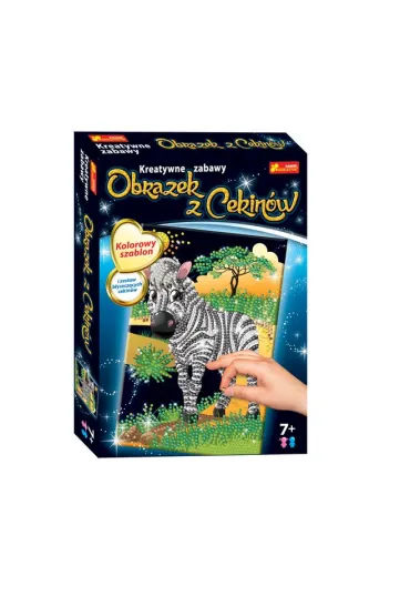 Ranok-Creative Obrazek z Cekin�w. Zebra