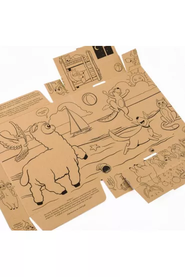 Ekopuzzle 12 x 2 el. Dinozaury i ich dzieci Muduko