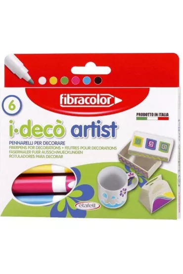 Fibracolor Mazaki I-deco Artist 6 kolor�w