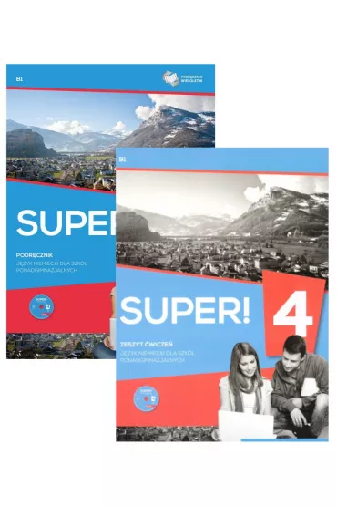 Super! 4. Podr�cznik wieloletni + CD i zeszyt �wicze� + CD do j�zyka niemieckiego. Szko�a ponadgimnazjalna - Przemys�aw G�bal, S�awomira Ko�sut, Kirchner Birgit