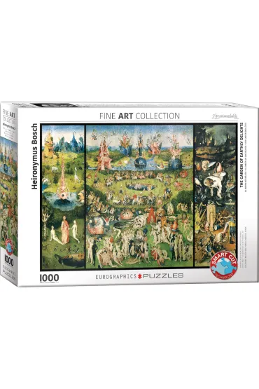 Puzzle 1000 el. Ogr�d ziemskich rozkoszy, Bosch Eurographics