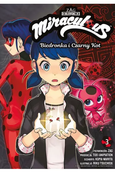 Biedronka i Czarny Kot. Miraculous. Tom 3 - Koma Warita, Riku Tsuchida