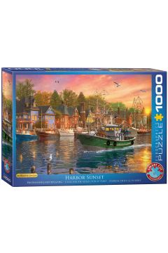 Puzzle 1000 el. Harbor Sunset Eurographics