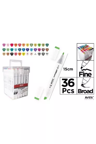Mp Main Paper Markery dwustronne Chromax 36 szt.