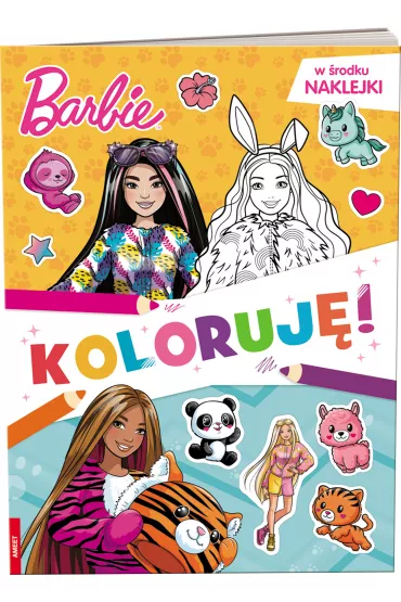 Mattel Barbie. Koloruj�!