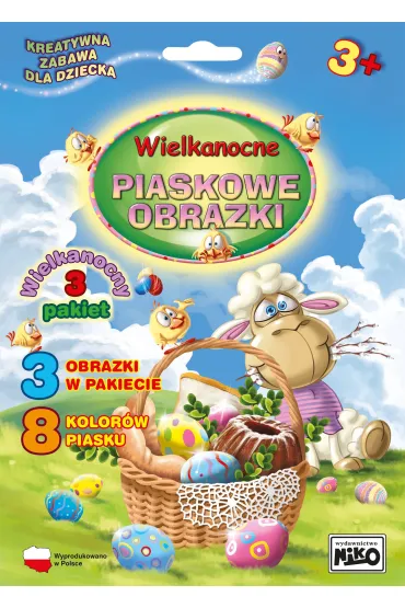 Wielkanocny pakiet 3. Wielkanocne piaskowe obrazki Niko