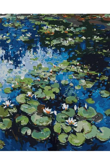 Ideyka Malowanie po numerach - Lilie wodne 40x50cm