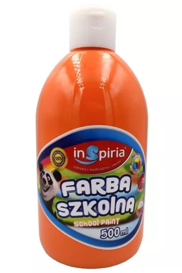 InSpiria Farba szkolna pomara�czowa 500 ml