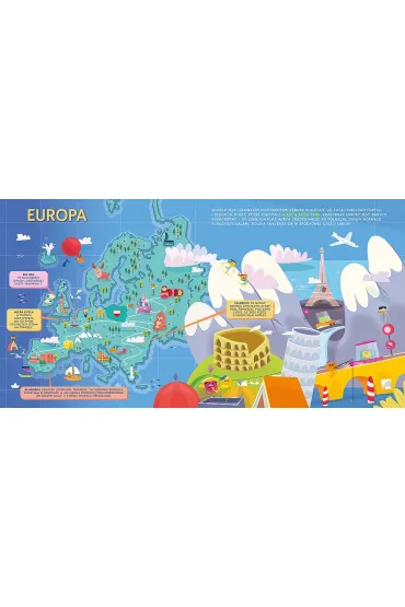 M�j pierwszy atlas �wiata z globusem - David Hawcock, Francesco Tomasinelli, Giulia Antonello