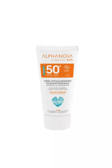 Alphanova Sun Krem przeciwsoneczny, hipoalergiczny, wodoodporny, filtr SPF 50 50 g
