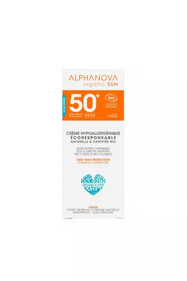 Alphanova Sun Krem przeciwsoneczny, hipoalergiczny, wodoodporny, filtr SPF 50 50 g