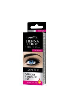 Venita Professional Henna Color Gel elowa farba do brwi i rzs 1.0 Black 30 g