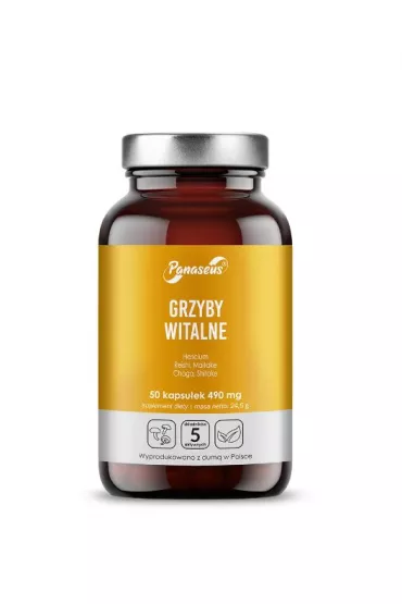 Panaseus Grzyby witalne suplement diety 50 kaps.
