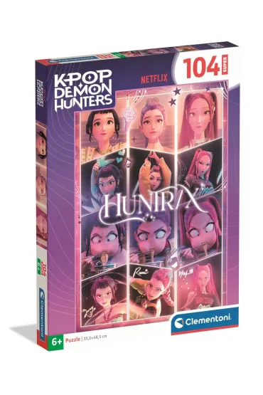 Puzzle 104 Super K-Pop Demon Hunters Clementoni