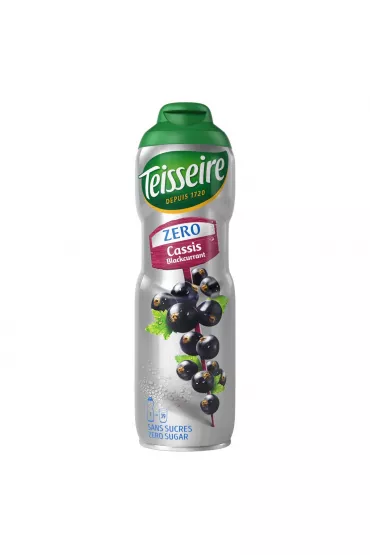 Teisseire Syrop Czarna porzeczka ZERO cukru 600 ml