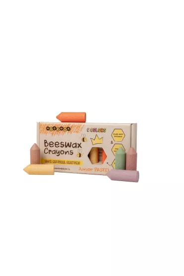 Medenka Kredki z wosku pszczelego Junior pastel 6 kolor�w