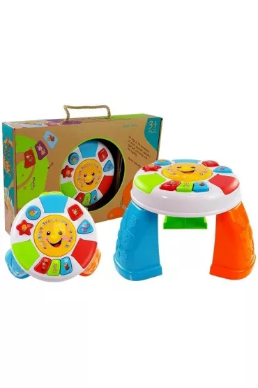 Edukacyjny stoliczek dla malucha LeanToys