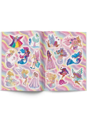 Barbie Dreamtopia. Kolorowanka z naklejkami
