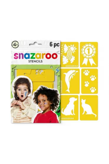 Snazaroo Szablony do malowania twarzy 6 szt