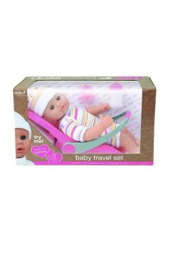 Lalka bobas. Baby Travel Set 30cm Dolls World