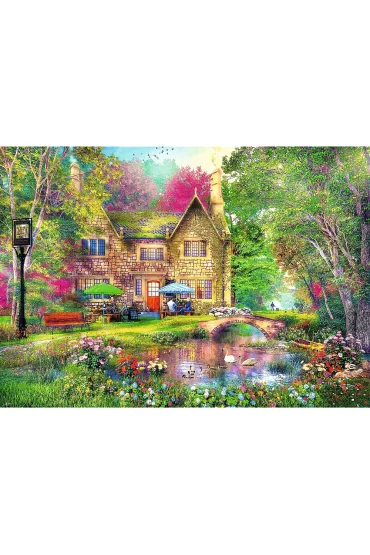 Puzzle 1000 el. Le�na przysta� Trefl