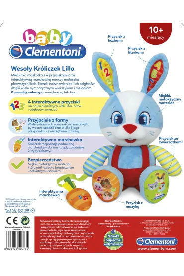 Weso�y Kr�liczek Lillo Clementoni