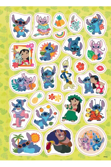 Disney Stich. Megakolorowanka. Brokatowe naklejki