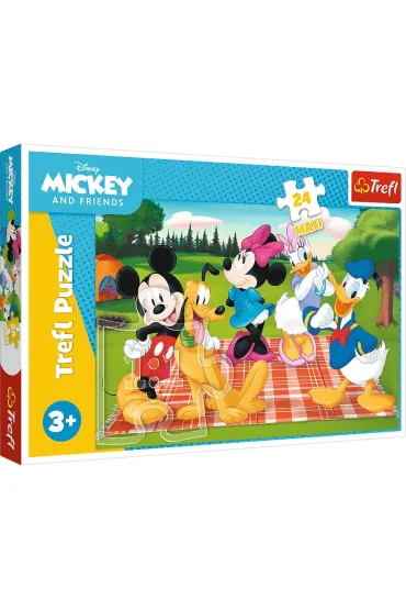 Puzzle 24 el. Maxi Ulubiona Myszka Miki Trefl