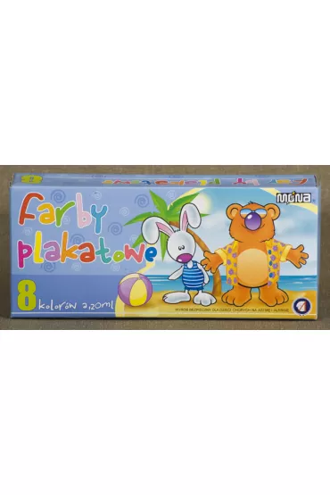 Mona Farby plakatowe 8 kolor�w