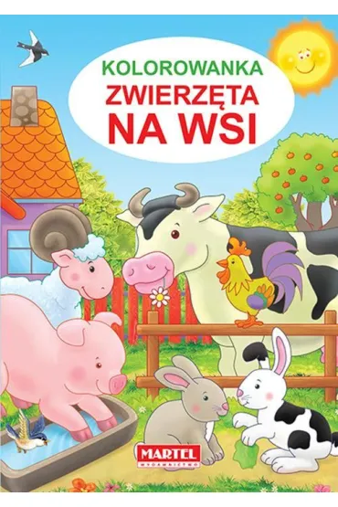 Kolorowanka Zwierz�ta na wsi