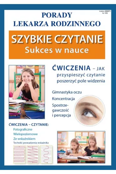 Szybkie czytanie. Sukces w nauce. Porady lekarza rodzinnego - Agnieszka Umi�ska