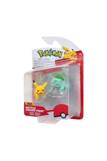 Figurki Bitewne Bulbasaur i Pikachu, figurki