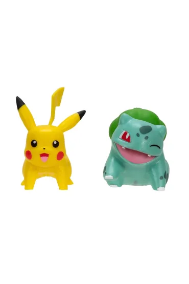 Figurki Bitewne Bulbasaur i Pikachu, figurki