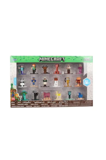 Jada Minecraft Metal fig 18-pak 4cm W13