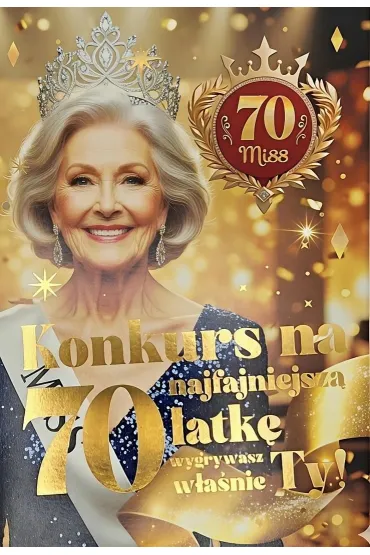 Yeku Karnet 6K z szarf� urodzinow�