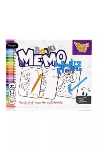 Bajki Memo. Doko�cz rysunek. Dorysuj, maluj, graj