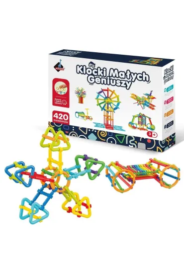 Klocki ma�ych geniuszy Patyki 420 element�w