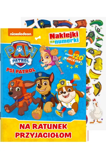 Psi Patrol Naklejki na numerki cz�� 5. Na ratunek przyjacio�om!
