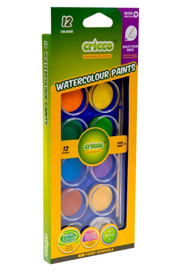 Cricco Farby wodne 12 kolor�w