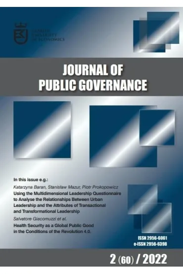 Journal of Public Governance 2/2022 - Red  Stanis�am Mazur