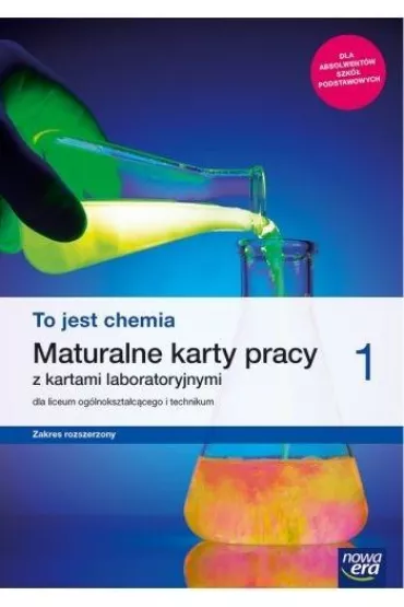 To jest chemia 1. Maturalne karty pracy z kartami laboratoryjnymi dla liceum og�lnokszta�c�cego i technikum. Zakres rozszerzony. Szko�a ponadpodstawowa - El�bieta Megiel, Gra�yna �widerska, Karol Dudek-R�ycki, Micha� P�otek, Tomasz Wichur