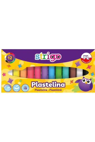 Strigo Plastelina 12 szt.