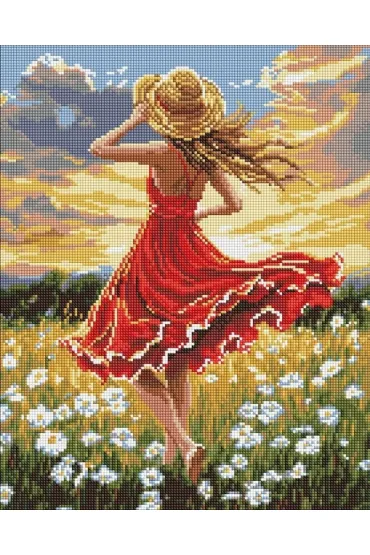 Ideyka Diamentowa mozaika -Taniec w polu 40x50cm