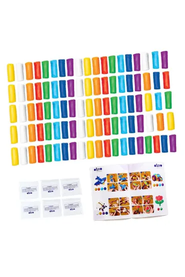 Okto Zestaw kolorowej ciastoliny 96el 8 kolor�w