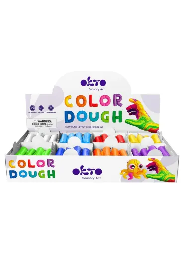 Okto Zestaw kolorowej ciastoliny 96el 8 kolor�w