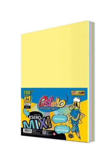 Alfa Pastello Papier ksero A4 80g 5 kolor�w 200 arkuszy pastel