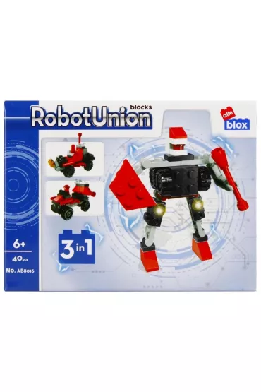 Klocki konstrukcyjne Robot 40 element�w ALLEBLOX